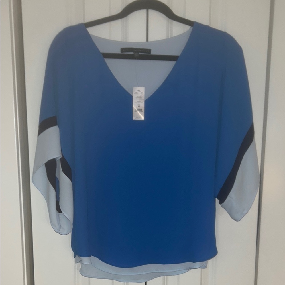 NWT Kimono Blouse with 3/4 Sleeves by WHBM